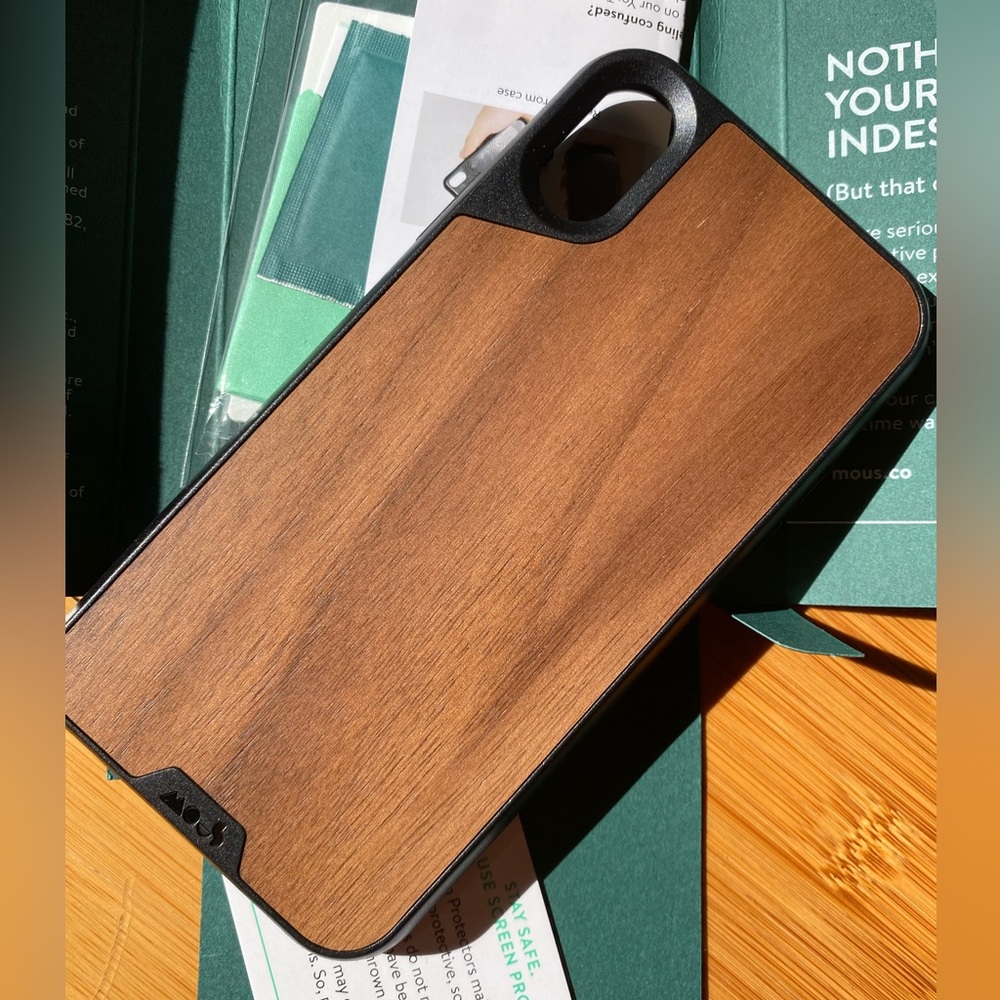 NIB MOUS Walnut iPhone X Case